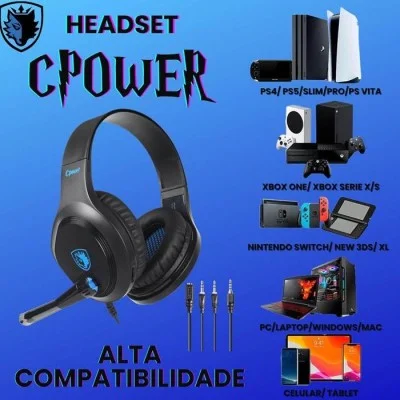 Sades CPower Gaming Headset SA-716 - Black